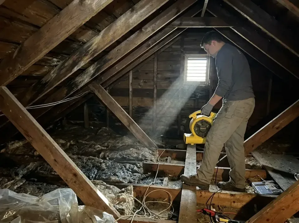 attic-water-damage-drying-proc-007 — frequently asked questions, Emergency Water Extraction & 24/7 Flood Response in Schluss…